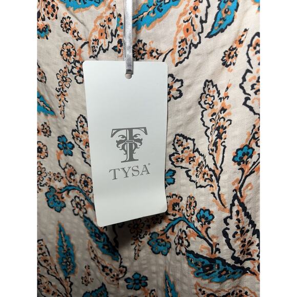 Tysa Romper Womens 0 XS/S Crop Ikat Tie Straps Boho Jumper One Piece Rel… - Picture 7 of 12